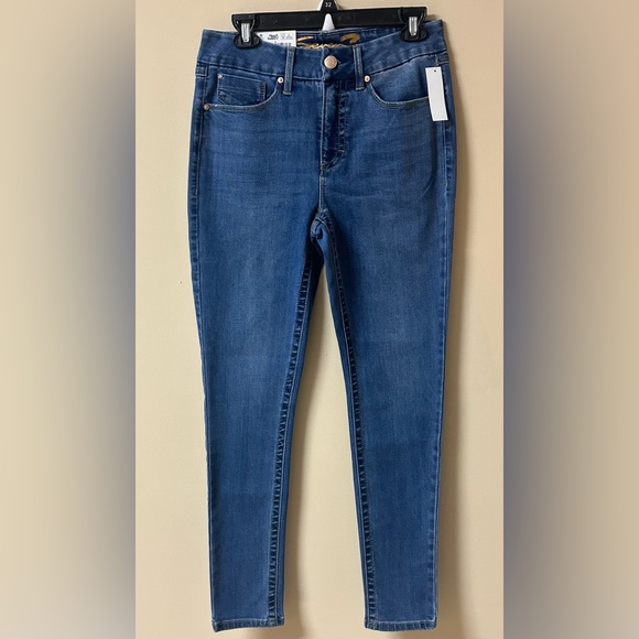 Seven7 Denim - Seven7 Women's Tummy Less High Rise Skinny Jeans Color: Alaska Size 8 NWT